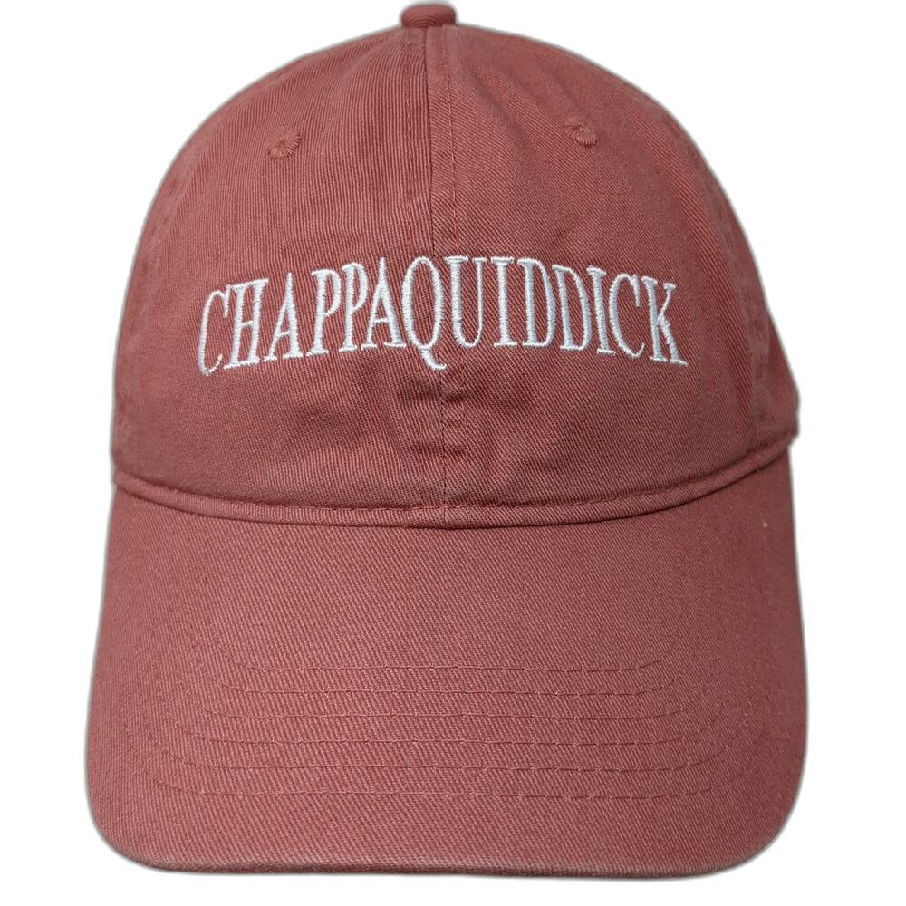 Comfort Colors Baseball Cap Red White One Size Chappaquiddick Embroidered Hat